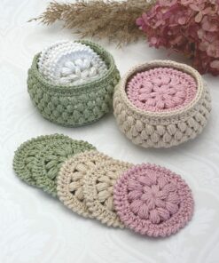 Face Scrubbies and basket crochet pattern