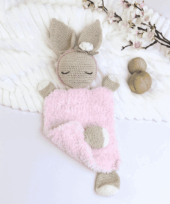 Alternative view of Bunny lovey crochet pattern