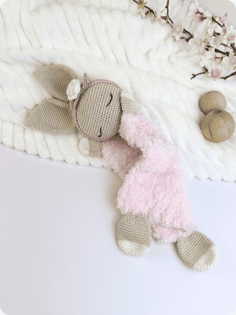 Bunny lovey crochet pattern - Image 8