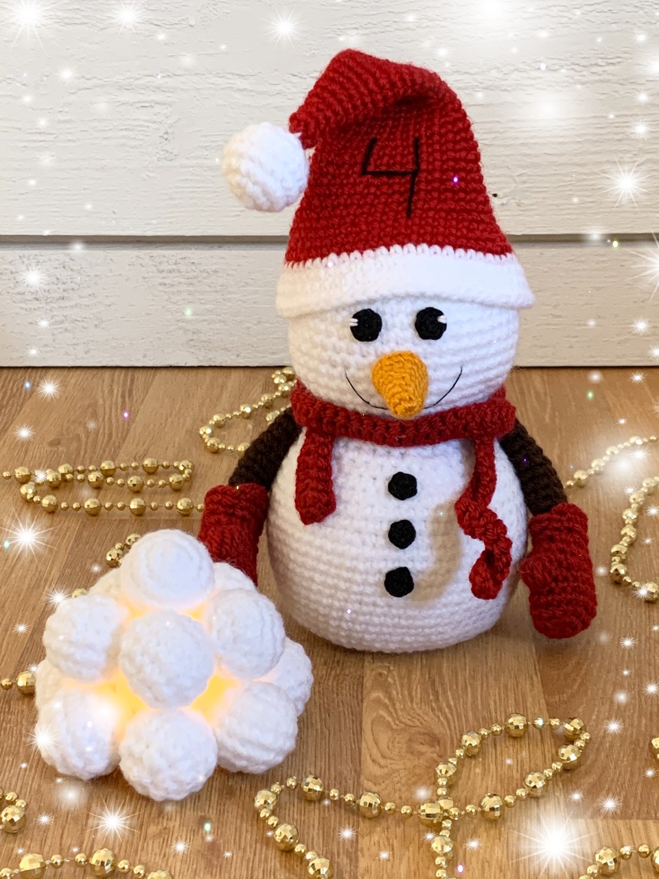 Advent Snowman calender crochet pattern - Image 5