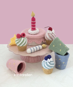 Cake party crochet pattern