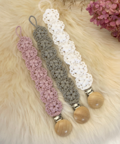 Alternative view of Buttercup Crochet Pacifier Holder Pattern