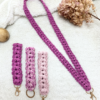 2 i 1 Lanyard and Wristlet Poppy Crochet Pattern