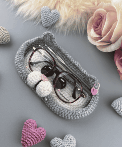Alternative view of Cat Glasses Holder, Crochet Hook holder/case crochet pattern