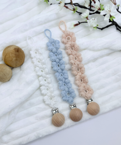 Alternative view of Crochet Pacifier Holder Primrose Pattern
