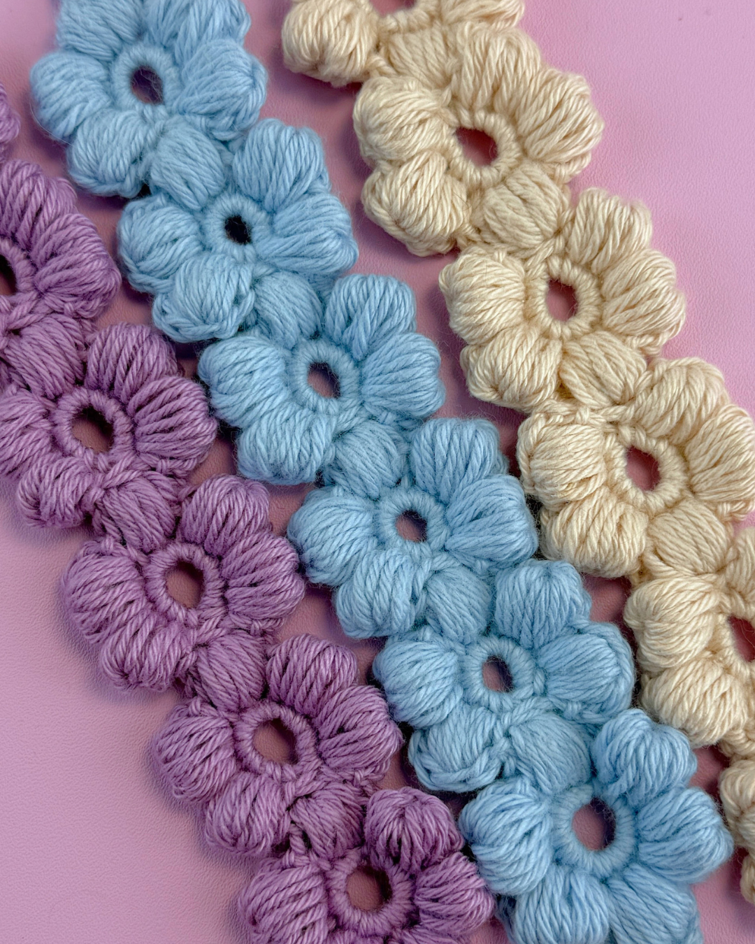 Crochet Pacifier Holder Primrose Pattern - Image 3