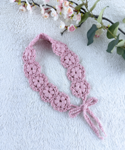 Alternative view of Crochet Headband Pattern "Buttercup", Farmhouse headband
