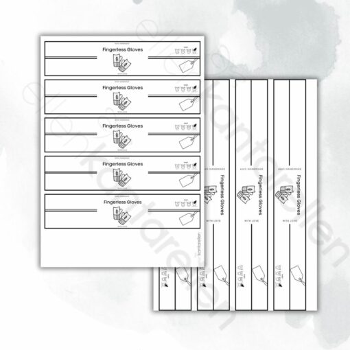 Printable Fingerless Gloves Tags + Bonus Small Tags - Image 6