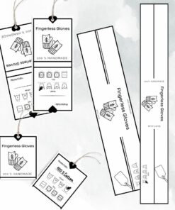 Printable Fingerless Gloves Tags + Bonus Small Tags