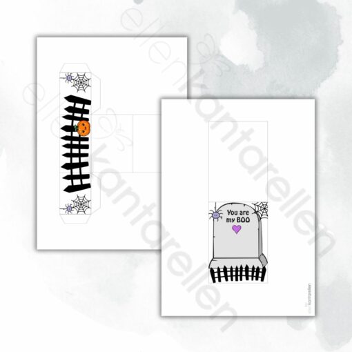 Super cute Ghost Crochet pattern + Printable Holders (25 different looks) - Image 11