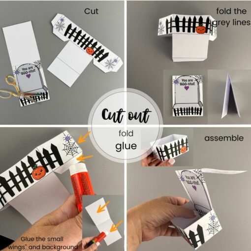 Super cute Ghost Crochet pattern + Printable Holders (25 different looks) - Image 12