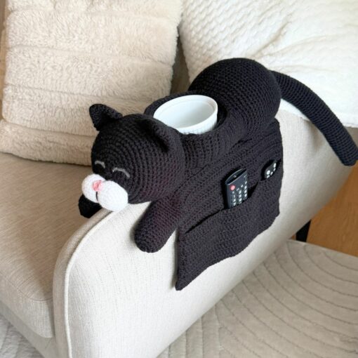 Adorable Witch Cat Sofa Organizer Crochet pattern (Copy) - Image 6