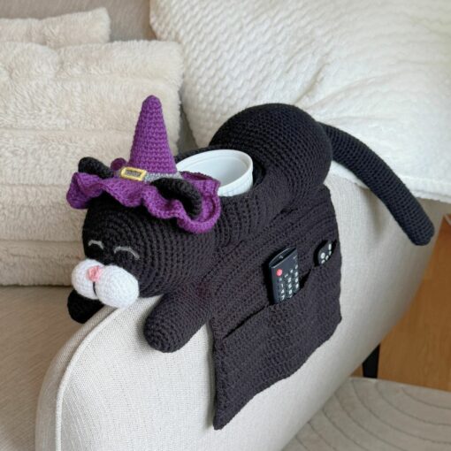 Adorable Witch Cat Sofa Organizer Crochet pattern (Copy) - Image 2