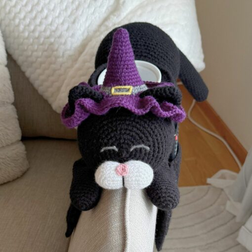 Adorable Witch Cat Sofa Organizer Crochet pattern (Copy) - Image 7