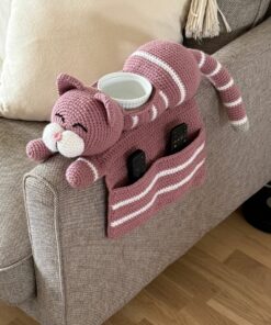 Adorable Cat Sofa Organizer Crochet pattern