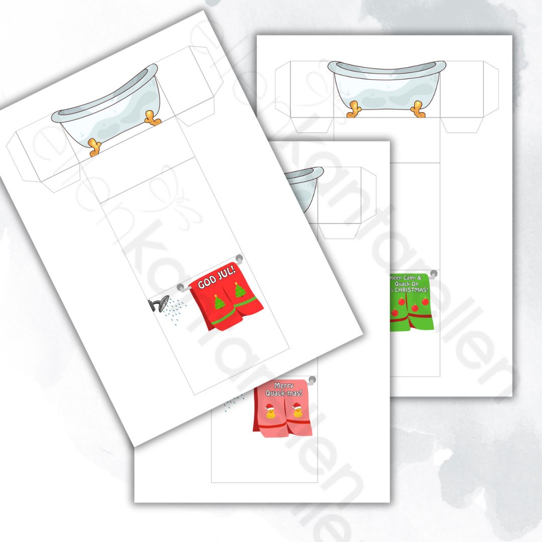 Super cute No Sew Santa Ducky Crochet pattern + Printable Holder - Image 10