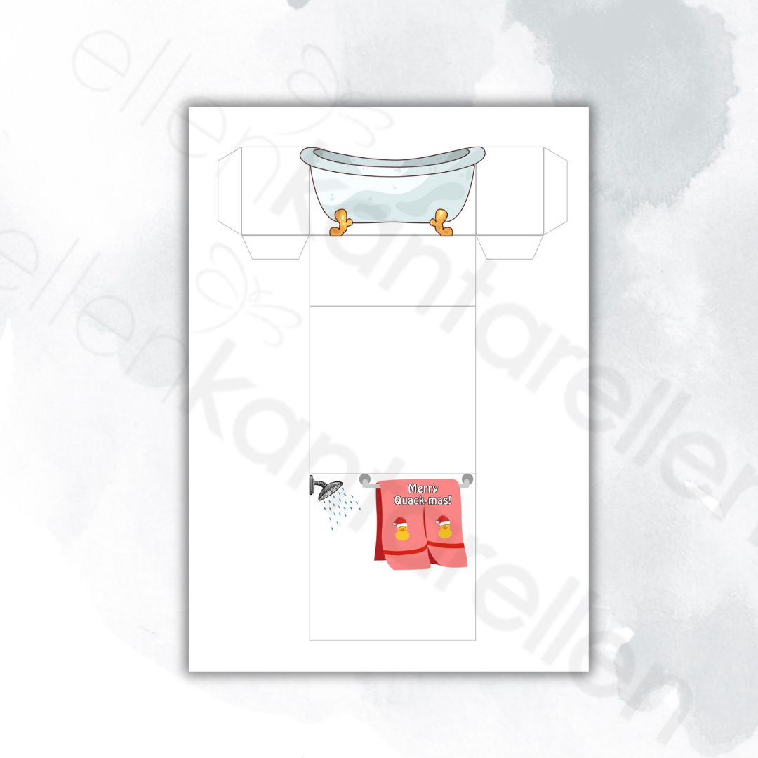 Super cute No Sew Santa Ducky Crochet pattern + Printable Holder - Image 11