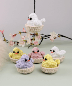 Easter Birds in Bird's Nest Crochet pattern