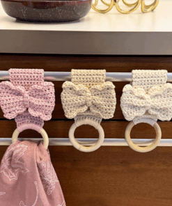 Towel holder "Heather" crochet pattern