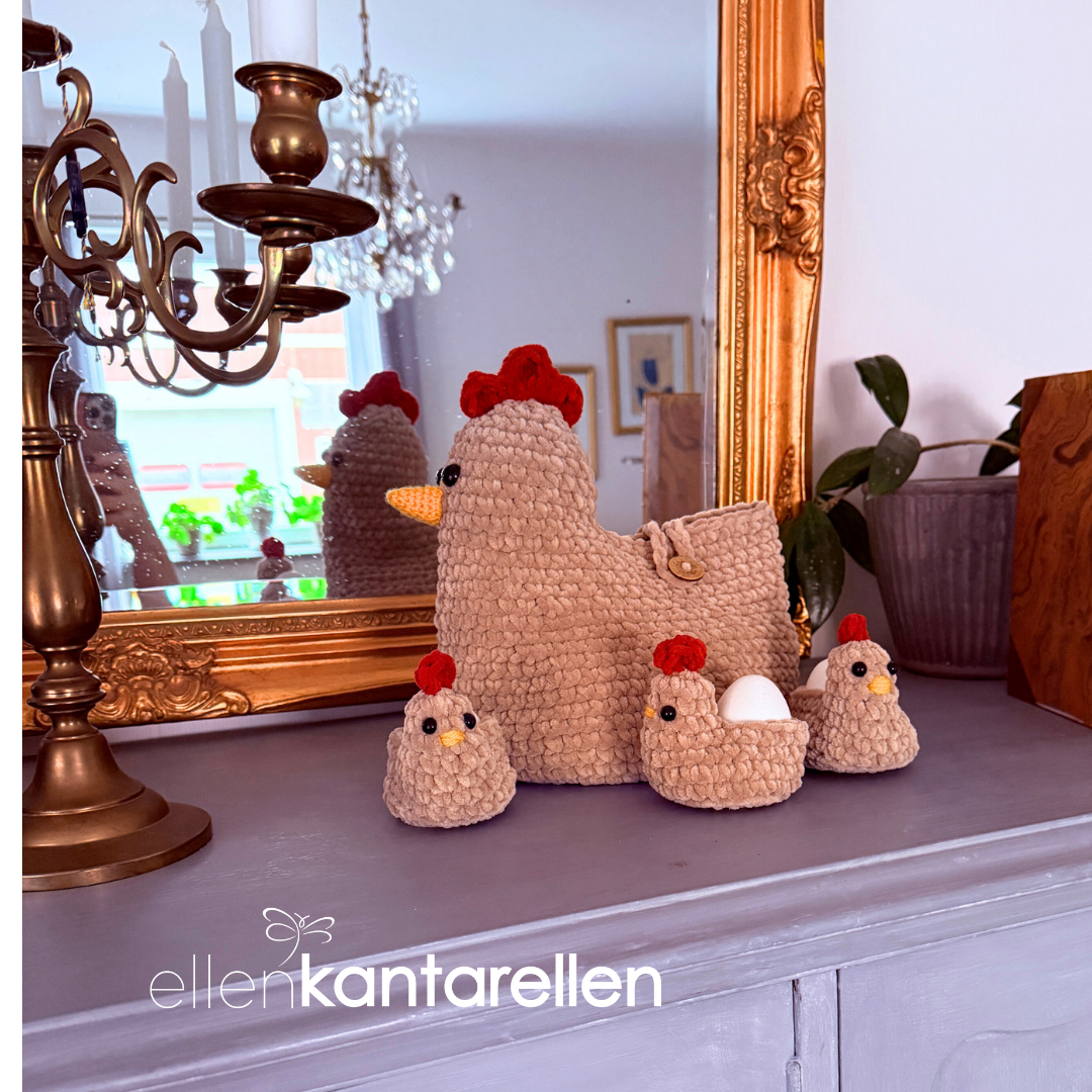 Crochet pattern Chicken Egg basket and Eggholders - Image 7