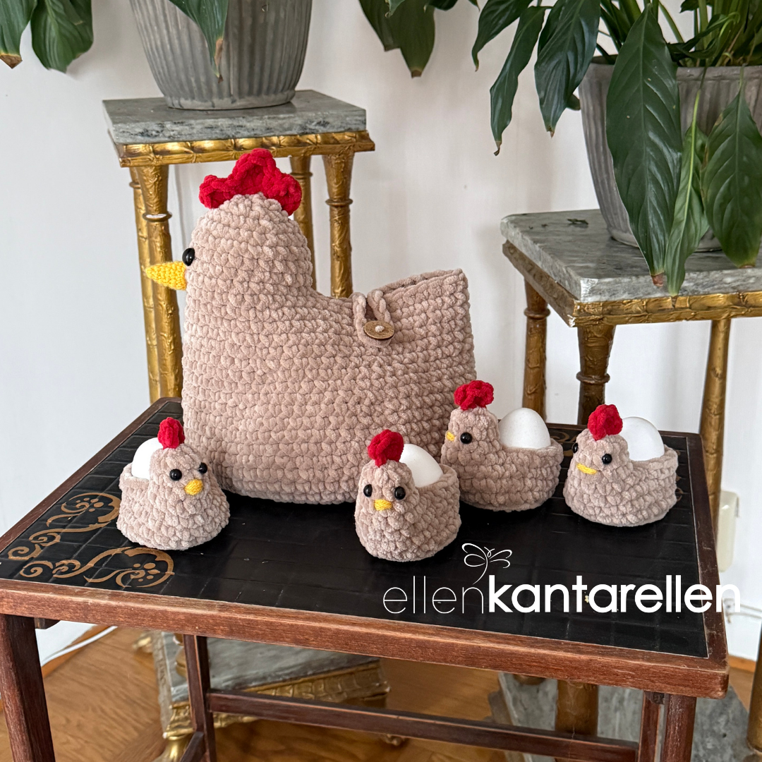 Crochet pattern Chicken Egg basket and Eggholders - Image 9