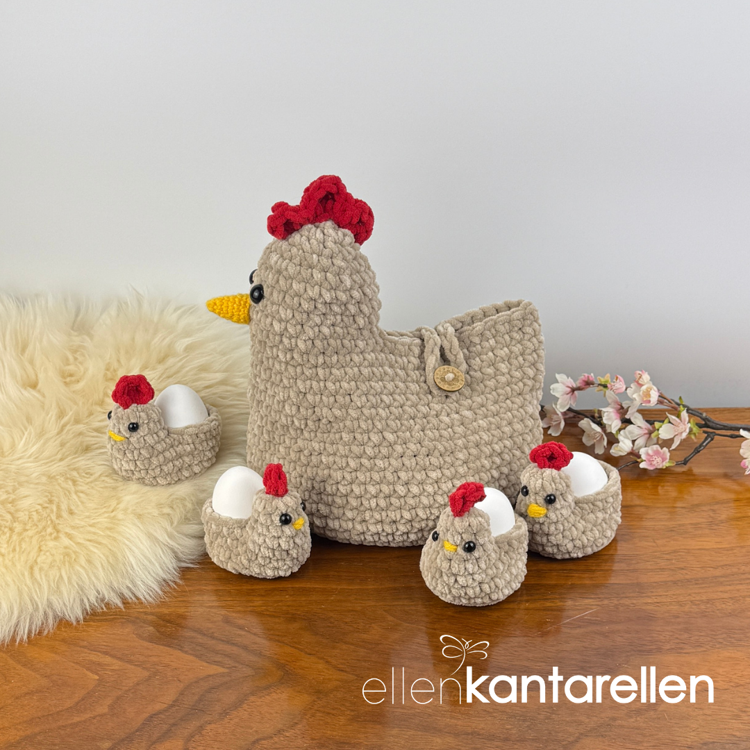 Crochet pattern Chicken Egg basket and Eggholders - Image 8