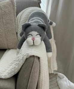 Alternative view of Crochet Couch Potato Cat pattern