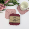 Belladonna Crochet Coaster Pattern (PDF + Editable Printable Labels)