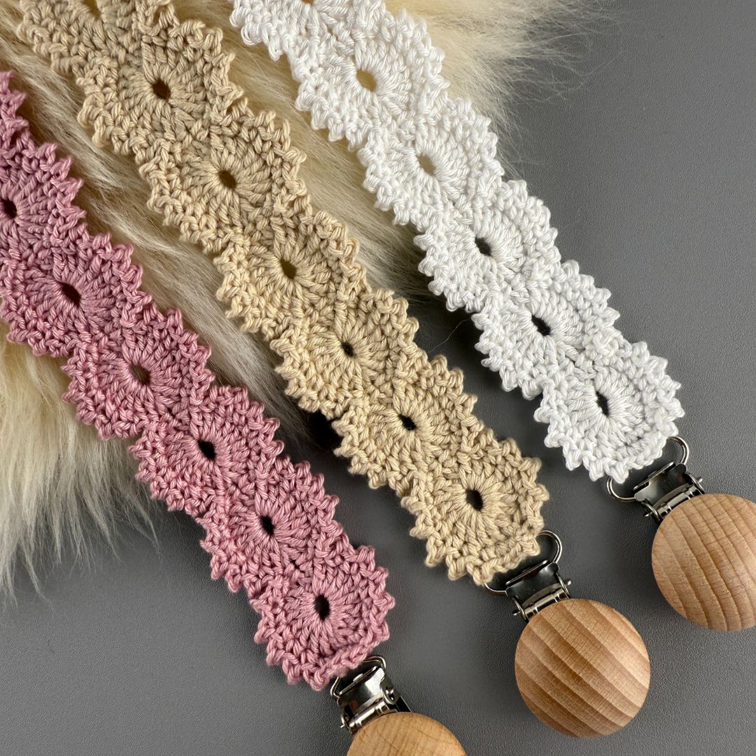 Pacifier Holder "Aster" crochet pattern - Image 2