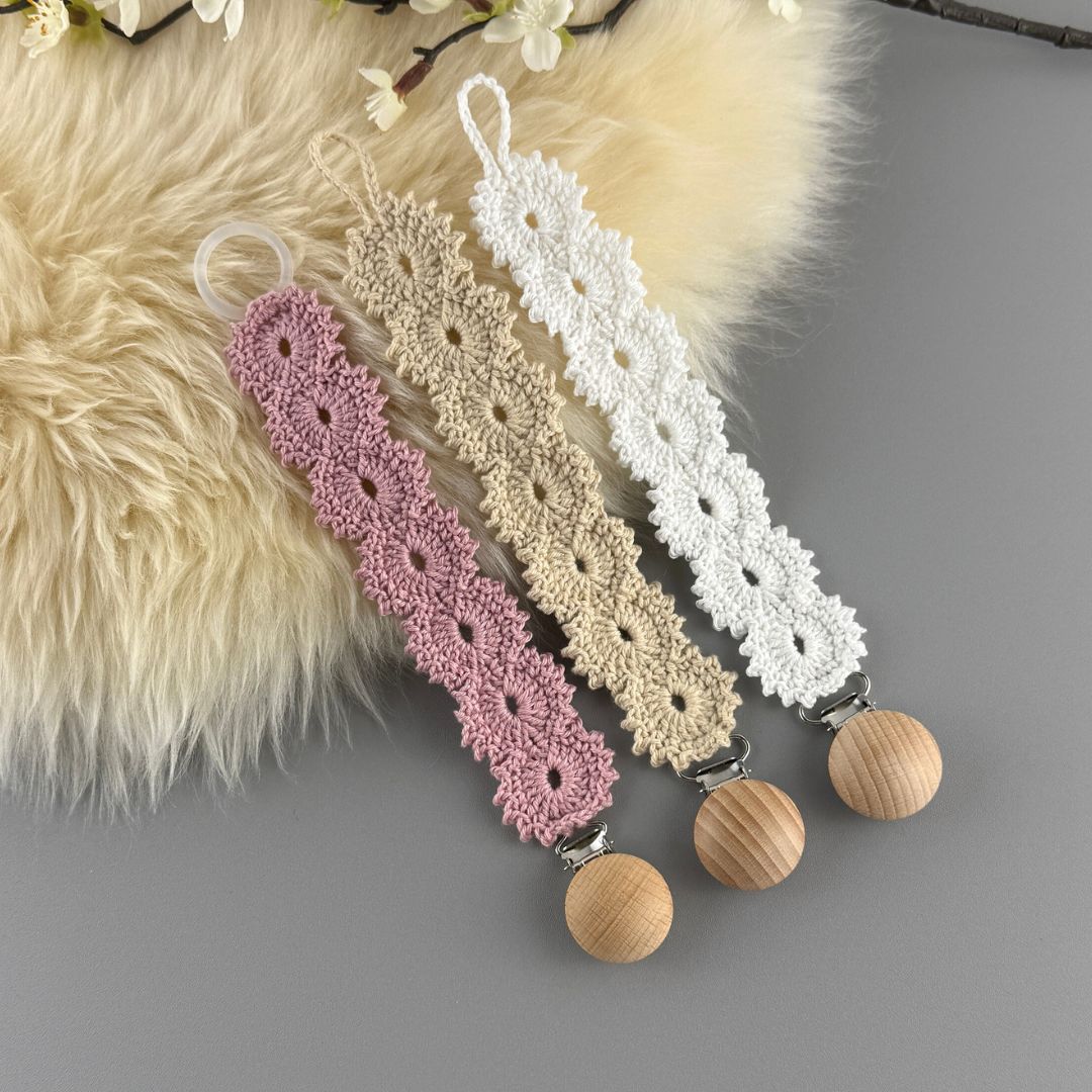 Pacifier Holder "Aster" crochet pattern - Image 3