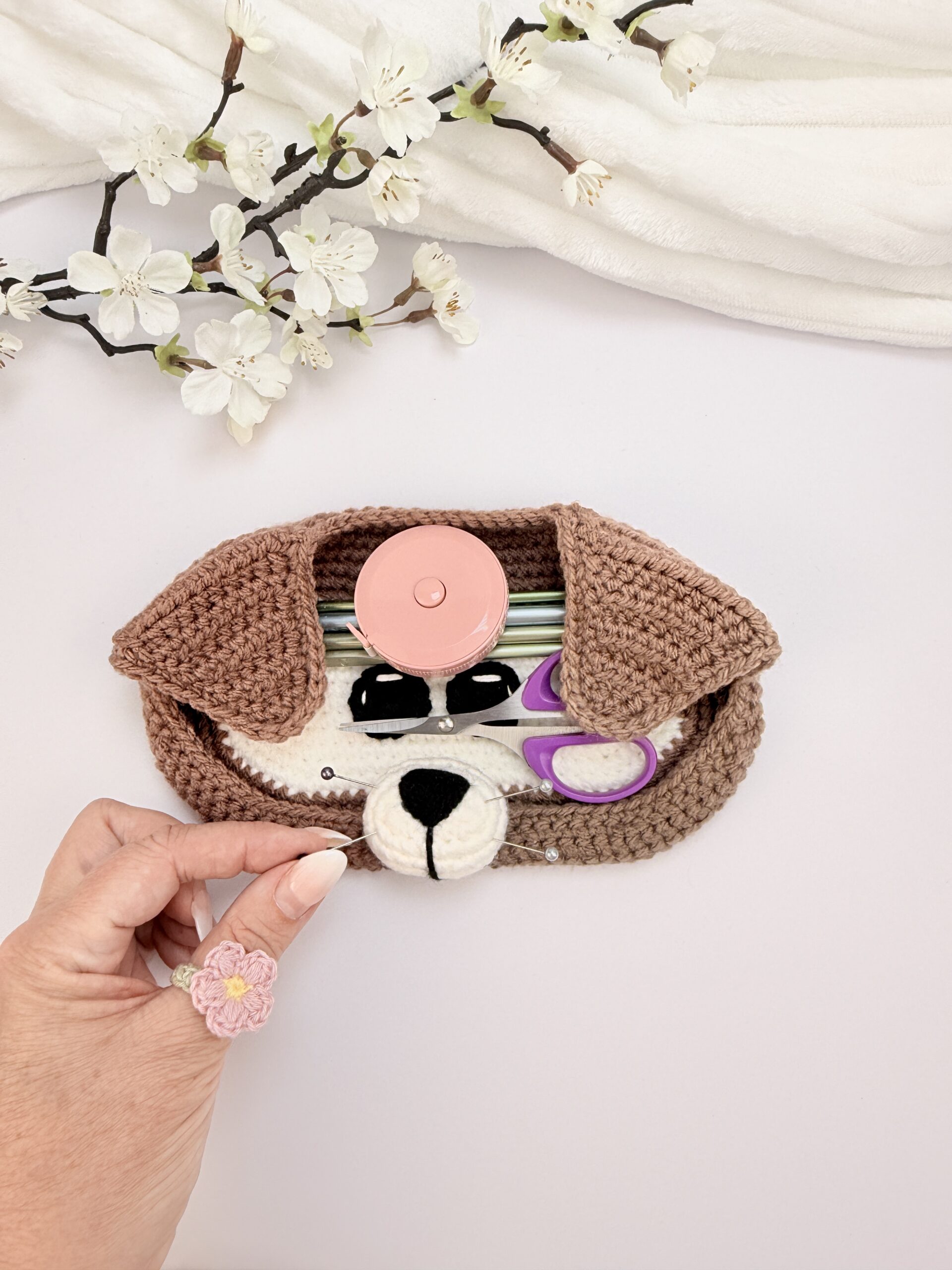 Dog Glasses Holder crochet pattern - Image 3