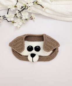 Alternative view of Dog Glasses Holder crochet pattern