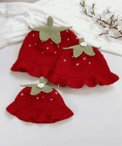 Alternative view of Crochet Strawberry Hat Pattern