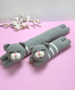 Alternative view of Cat Keyboard & Mouse Wrist Rest Crochet Pattern