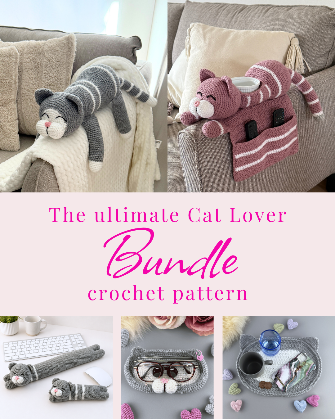 The Ultimate Cat Lover Crochet Pattern Bundle