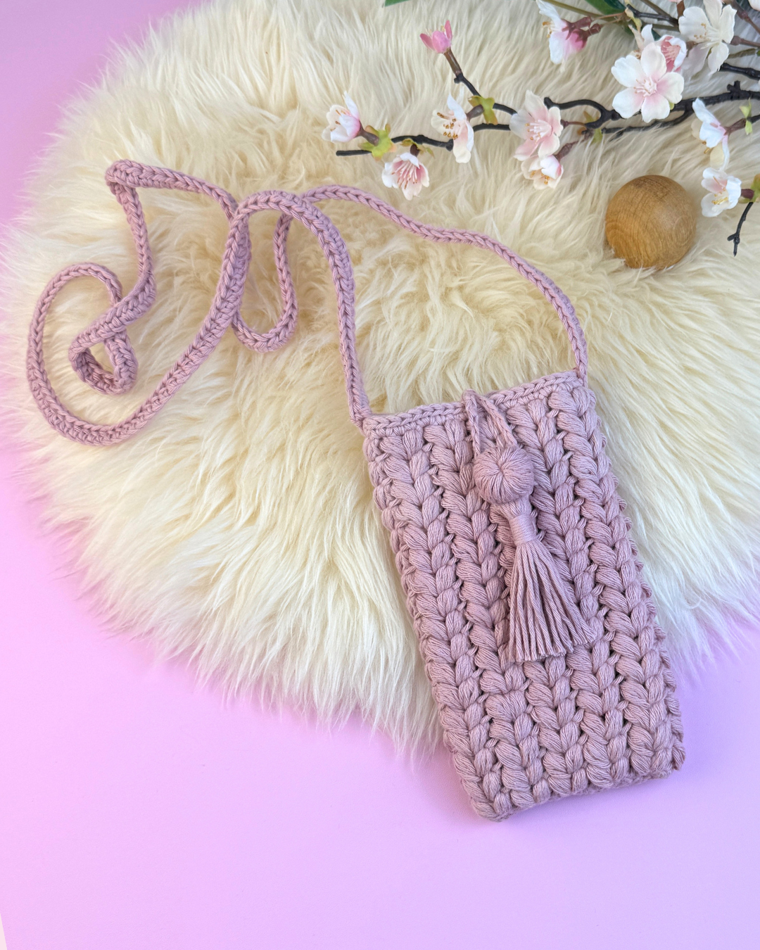 Crochet Phone Bag "Velvet" Pattern - Image 5