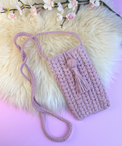 Alternative view of Crochet Phone Bag "Velvet" Pattern