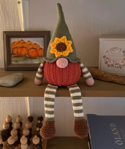 Super Cute Pumpkin Gnome Crochet Pattern