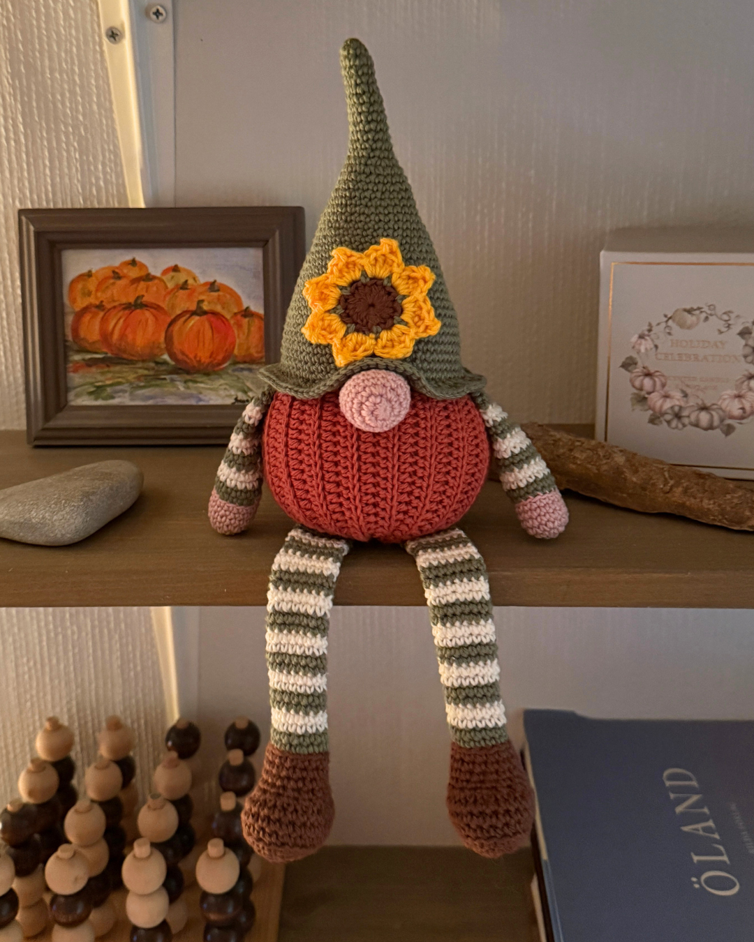 Super Cute Pumpkin Gnome Crochet Pattern