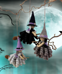 Flying Witch Crochet Pattern