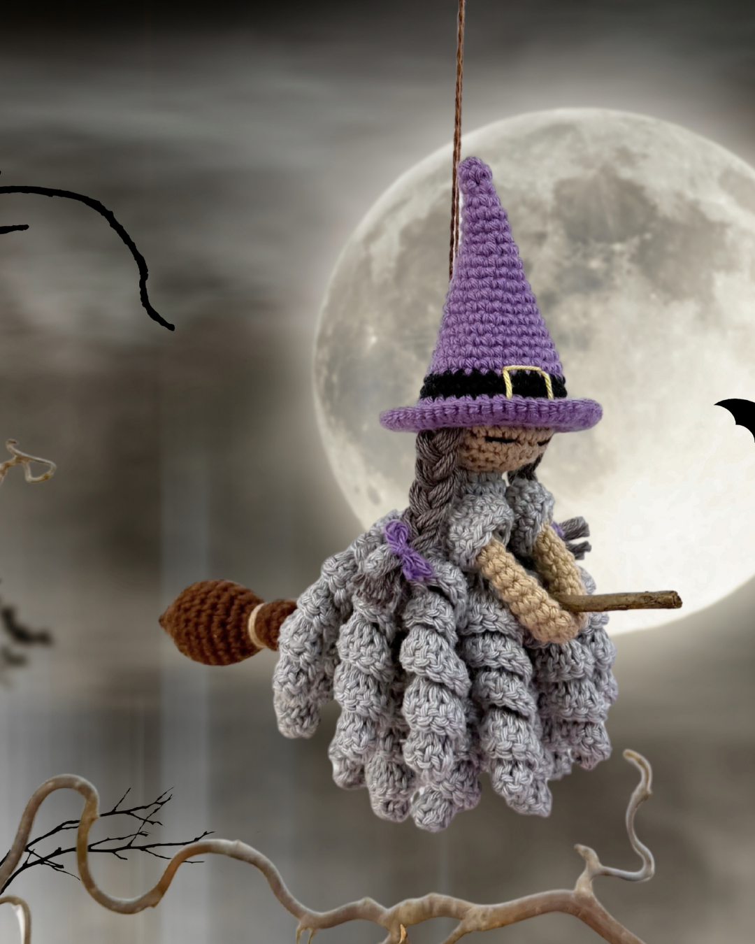 Flying Witch Crochet Pattern - Image 2